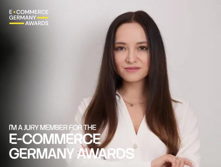 Elena Kelava, jury member of the E-commerce Germany Awards